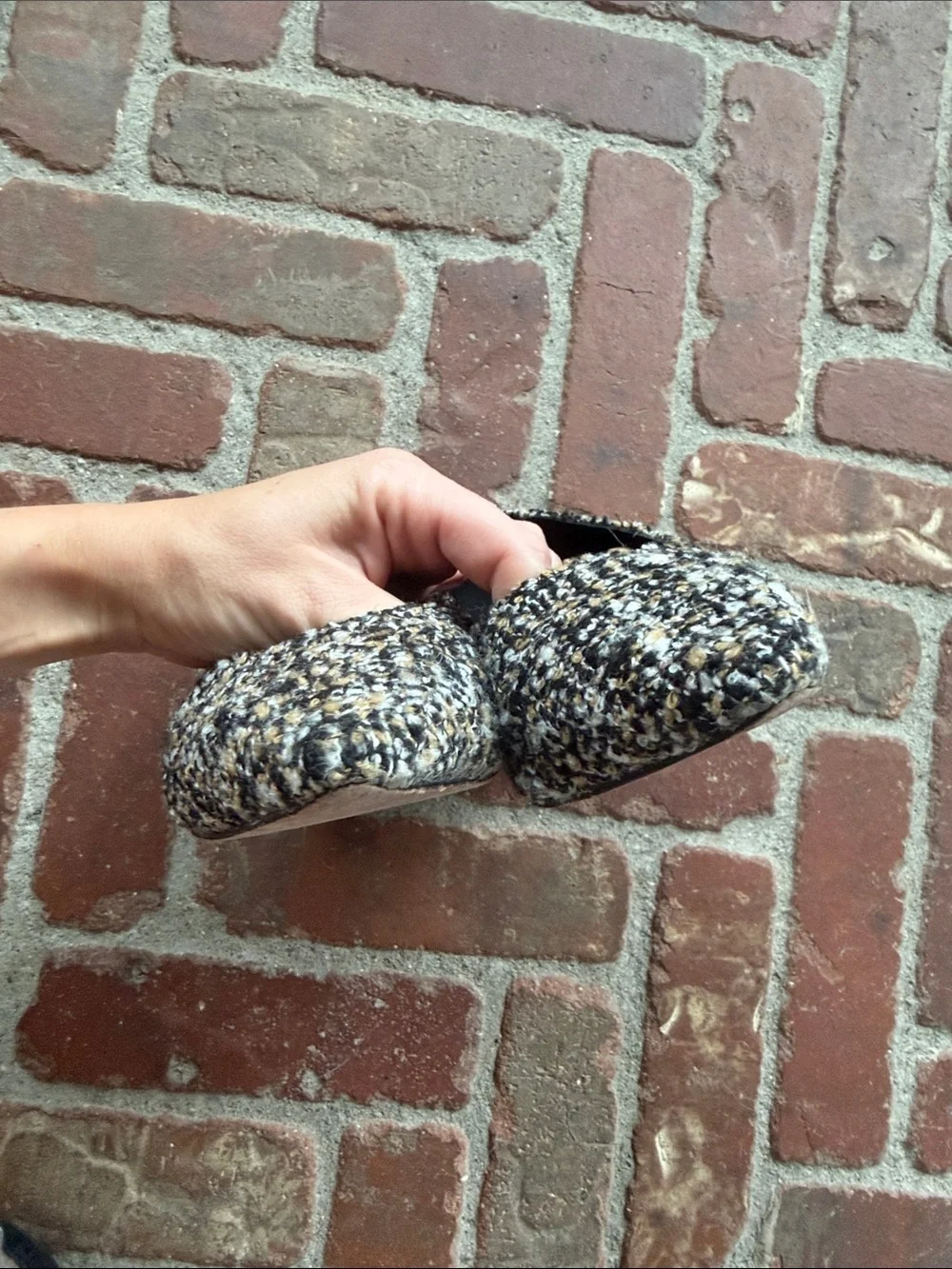 J McLaughlin Owyn Boucle Twee Flats Pumps